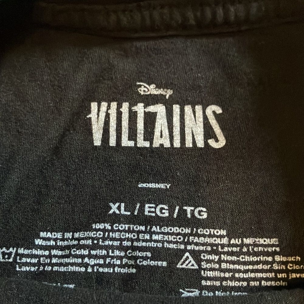 Disney Villians Tshirt Black XL - Picture 2 of 3
